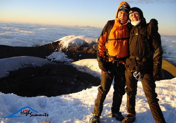 Summit of Cotopaxi-Hanspeter y Irene Verena